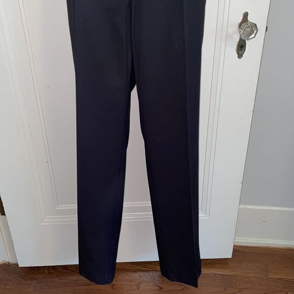 Tallia black polyester/rayon flat front pants - Picture 3 of 6